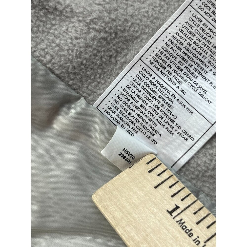 Vintage Nike Quilted Vest Womens Small Pink Faux Fur Collar Running Full Zip Y2K - Picture 13 of 14